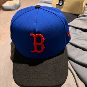 Redsox Blue and Red Hat
